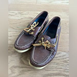 Brown Leather Sperry Dockside’s